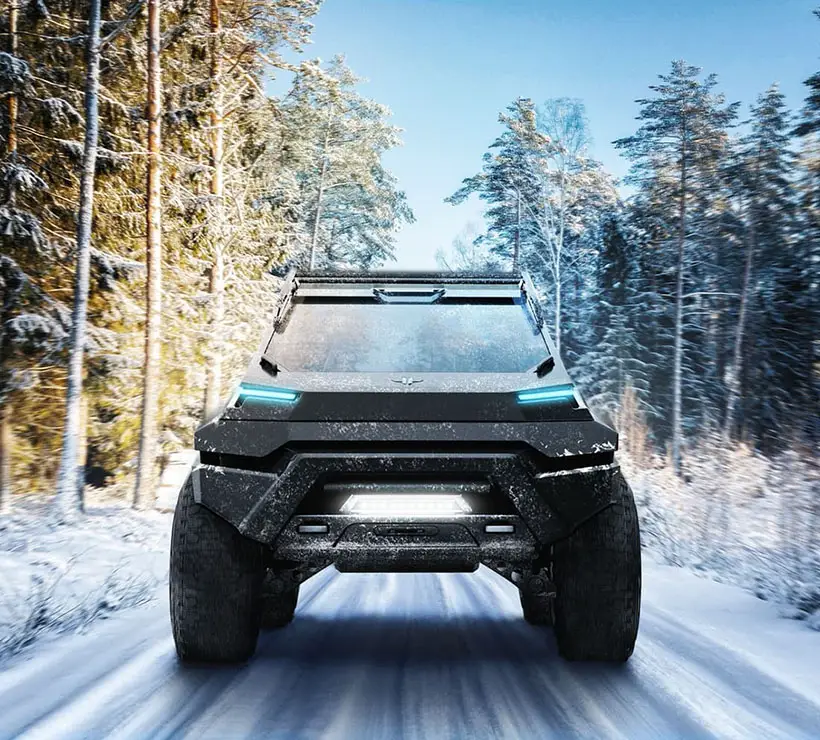 Thundertruck Concept Pickup with 'Bat Wings' by Wolfgang