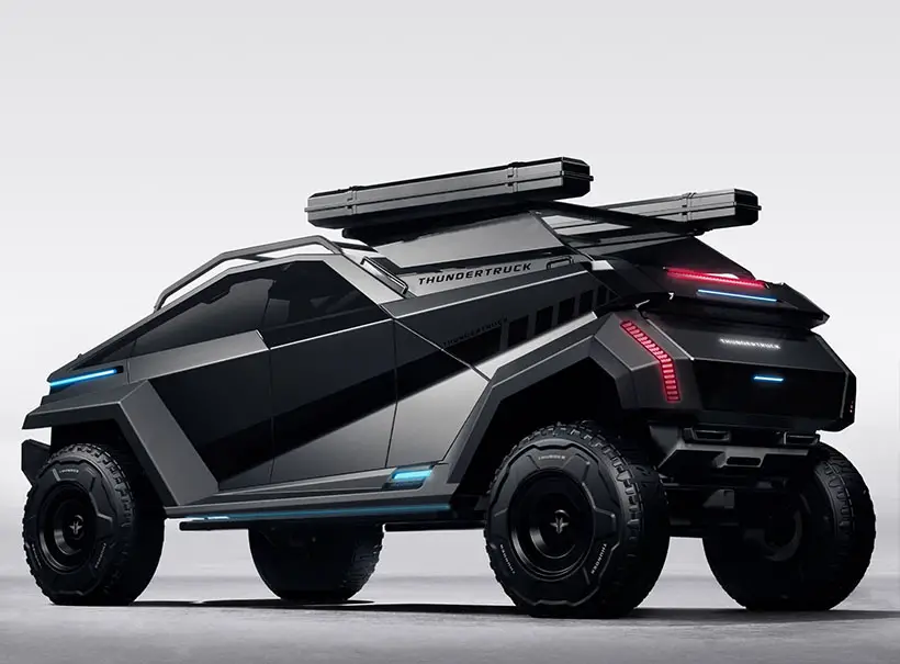 Thundertruck Concept Pickup with 'Bat Wings' by Wolfgang