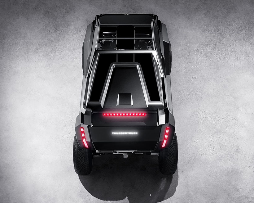 Thundertruck Concept Pickup with 'Bat Wings' by Wolfgang
