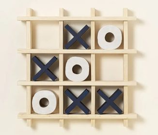 Playful Tic Tac Toe Toilet Paper Holder by Rick Salek