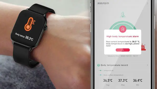 TicWris GTS Real Time Body Temperature Watch