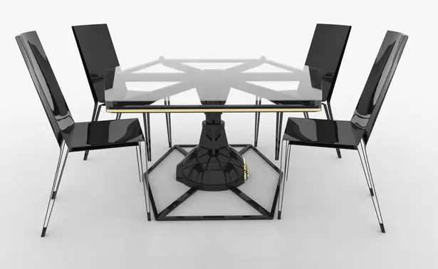 Tie Fighter Table by Igor Chak