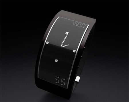 Classy Black Tima Watch Design Concept