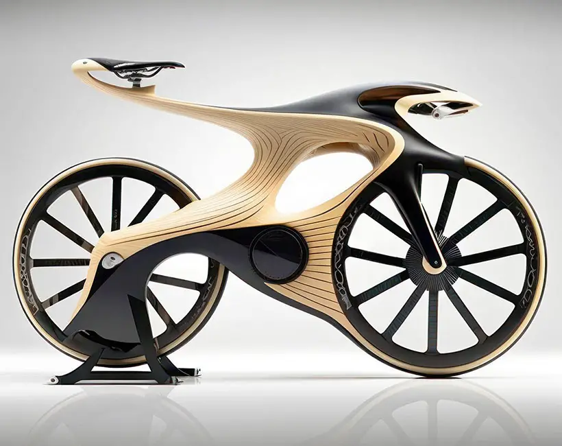 Timber Bike - Sustainable Soft Mobility by Vincent Callebaut Architectures