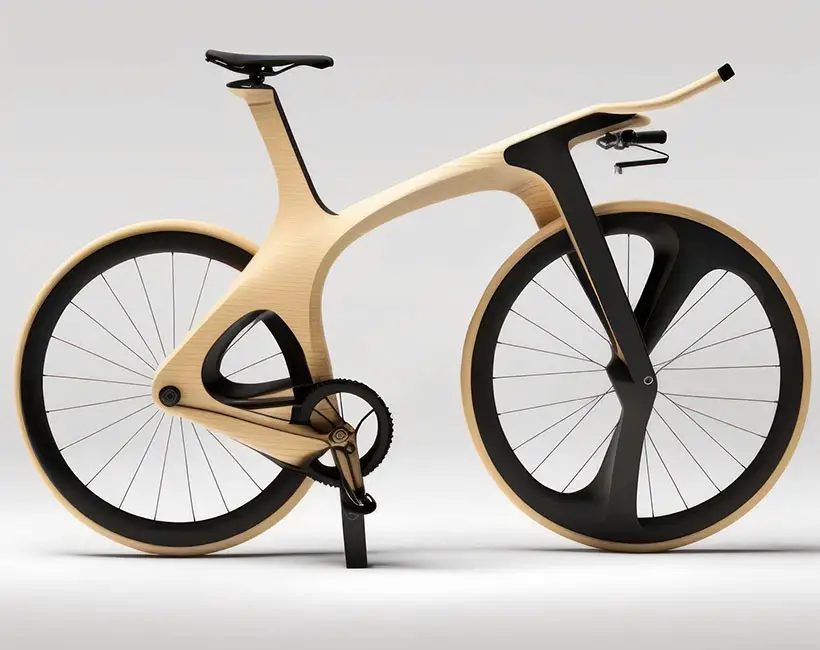 Timber Bike - Sustainable Soft Mobility by Vincent Callebaut Architectures