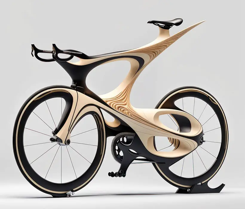 Timber Bike - Sustainable Soft Mobility by Vincent Callebaut Architectures