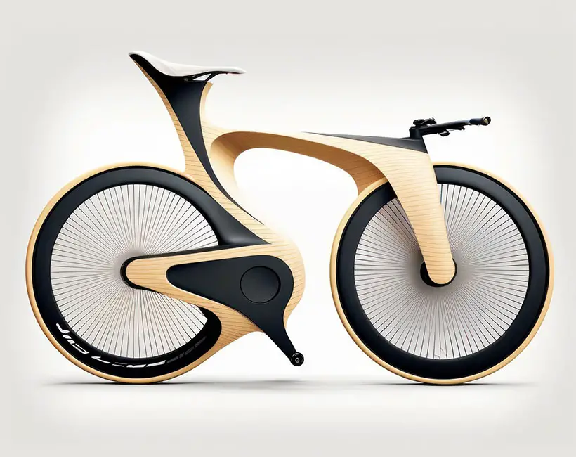 Timber Bike - Sustainable Soft Mobility by Vincent Callebaut Architectures