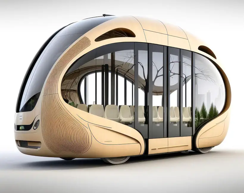 Timber Shuttle by Vincent Callebaut