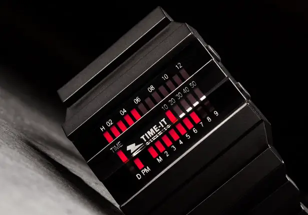 TIME-IT T-Block Watch by Ramon Groen and Michaël Mourgue