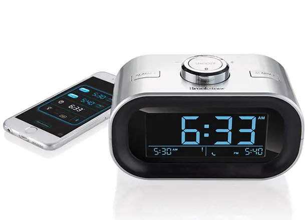 TimeSmart App-Controlled Alarm Clock Syncs to Your Phone