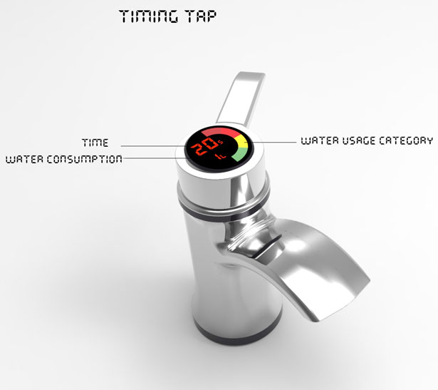 Timing Tap Concept Frees You from Closing The Water Tap After Use