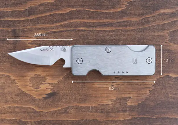 Titanium Mini Q - A Key Organizer and Knife for Everyday Carry by Bryce Alexander