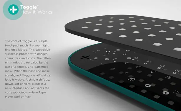 Toggle Multimode Touch Remote Concept by Carbon Design Group