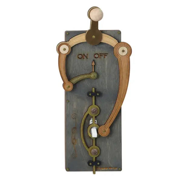 Toggle Switch Plate Offers Cool Steampunk/Industrial Style Switch Cover