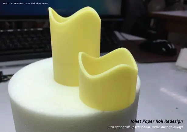 Toilet Paper Roll Redesign by Sheng-Hung Lee and Josipa Dodig