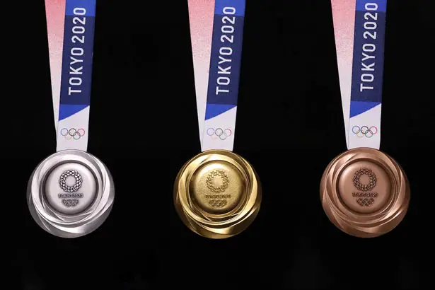 Tokyo 2020 Olympic Medals Made from Recycled Electronic Components