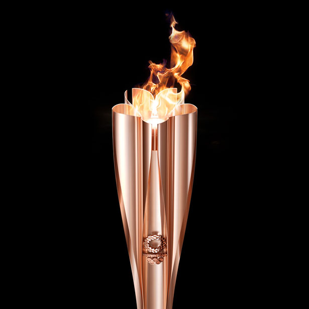 TOKYO 2020 Olympic Torch by Tokujin Yoshioka