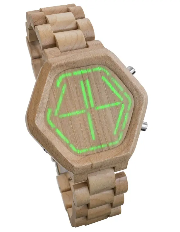 Tokyoflash Kisai Night Vision Wood LED Watch