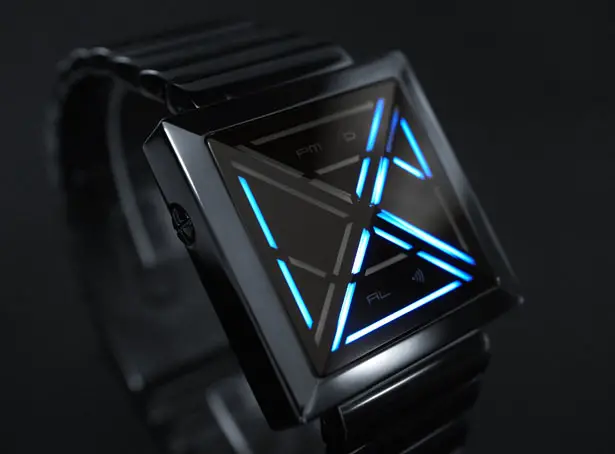 Futuristic Tokyoflash Kisai X LED Watch by Firdaus Rohman and Heather Sable