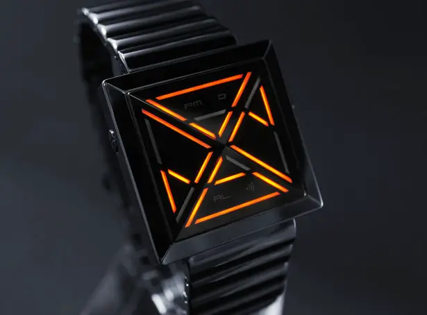 Futuristic Tokyoflash Kisai X LED Watch by Firdaus Rohman and Heather Sable