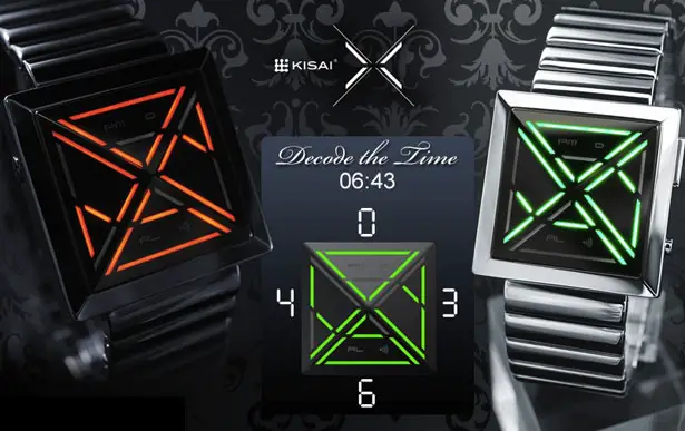 Futuristic Tokyoflash Kisai X LED Watch by Firdaus Rohman and Heather Sable