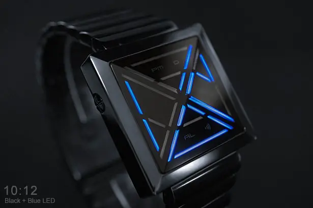 Futuristic Tokyoflash Kisai X LED Watch by Firdaus Rohman and Heather Sable