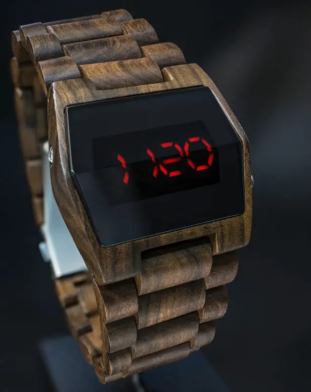 Tokyoflash Kisai XTal Wood Led Watch by Samuel Jerichow