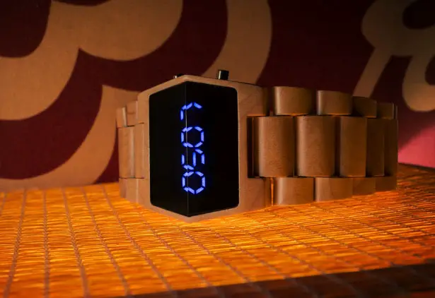 Tokyoflash Kisai XTal Wood Led Watch by Samuel Jerichow