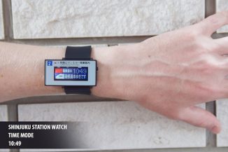 Tokyoflash Train Line LCD Watch for Rail Enthusiasts