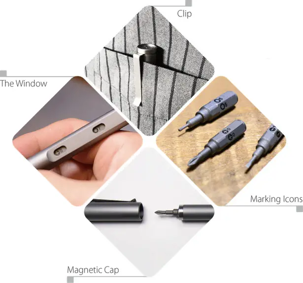 Tool Pen Mini Precision Bits by Mininch