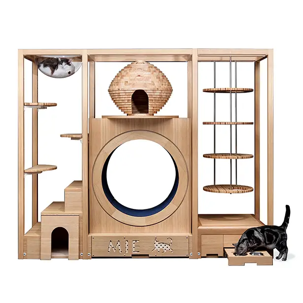 Neko Goten Cat Tower by Hitomi Otake - Top 20 A' Design Award Winners