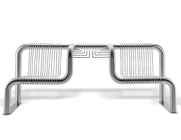 Bench for BLM Group Outdoor Seating by Enrico Azzimonti