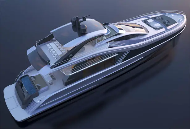 Top Deck 40 Meters Yacht by Luiz Debasto