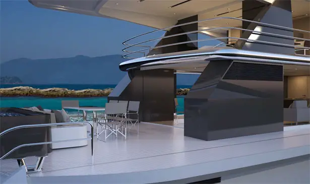 Top Deck 40 Meters Yacht by Luiz Debasto