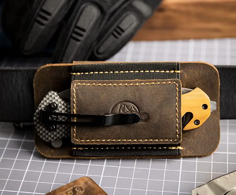 Topstache Horizontal Carry Leather Sheath