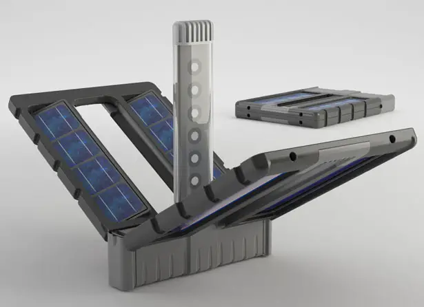 Torchia Solar LED Lamp/Charger by DesignNobis