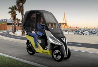 Torrot Velocípedo : All Electric Three-Wheeled Vehicle with Upper Dome