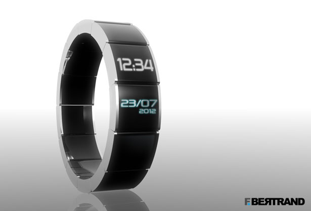 Touch Screen Watch concept by F. Bertrand