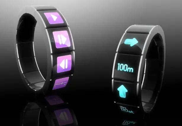 Touch Screen Watch concept by F. Bertrand