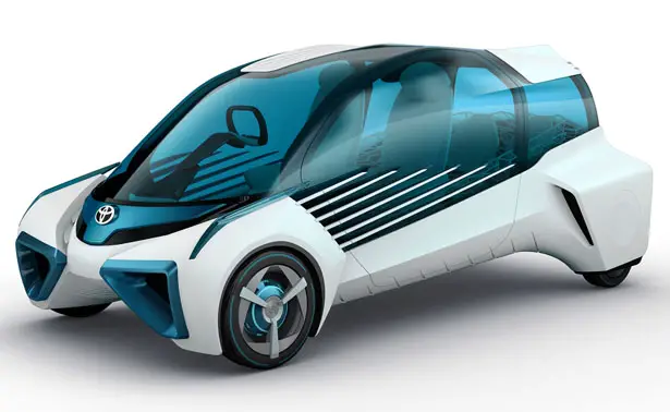 Futuristic Toyota FCV Plus Concept Car