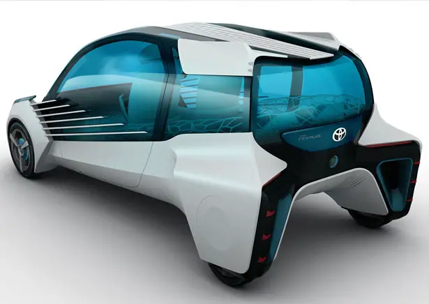 Futuristic Toyota FCV Plus Concept Car