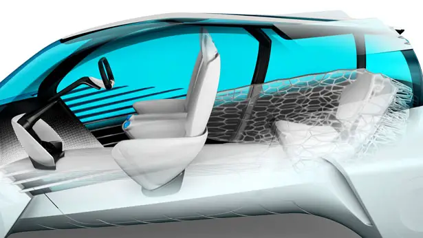 Futuristic Toyota FCV Plus Concept Car