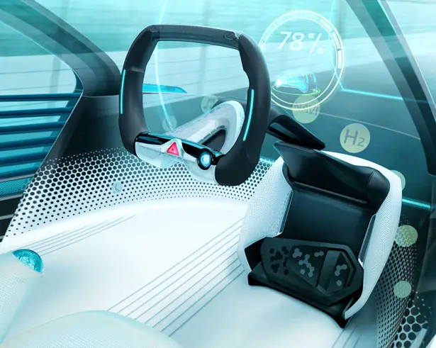 Futuristic Toyota FCV Plus Concept Car
