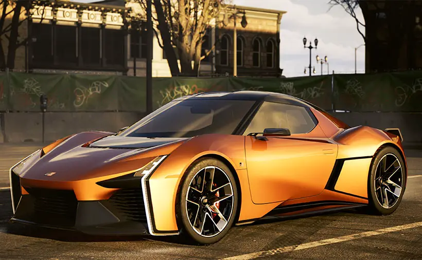Futuristic Toyota FT-Se Electric Sports Car