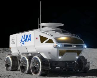 Futuristic TOYOTA x JAXA Driverless Electric Lunar Mobility