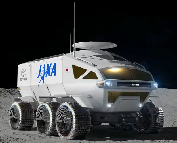 Futuristic TOYOTA x JAXA Driverless Electric Lunar Mobility