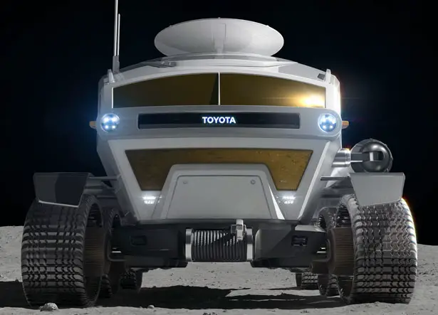 Futuristic TOYOTA x JAXA Driverless Electric Lunar Mobility