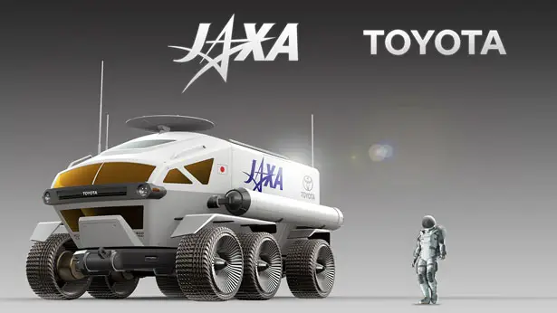Futuristic TOYOTA x JAXA Driverless Electric Lunar Mobility