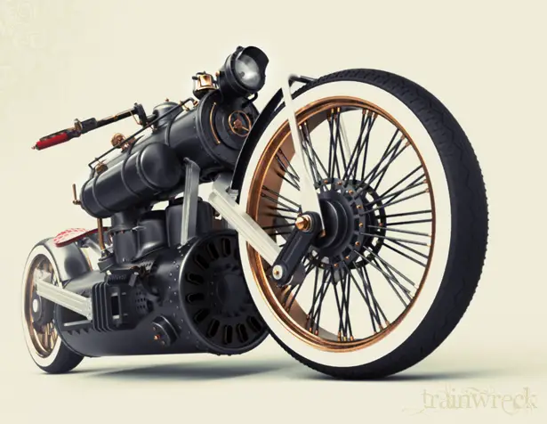 Train Wreck Bike by Colby Higgins