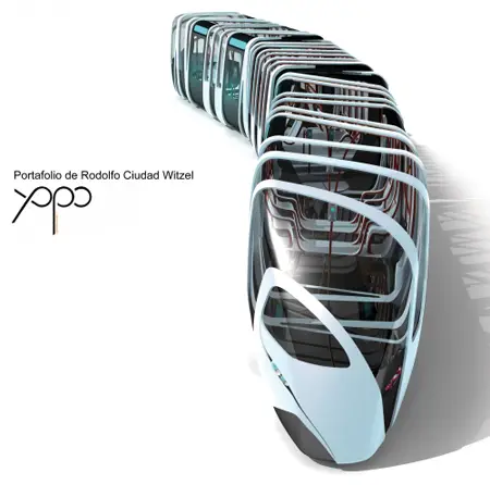 Transpiral is A Tramway with Spiral Structure